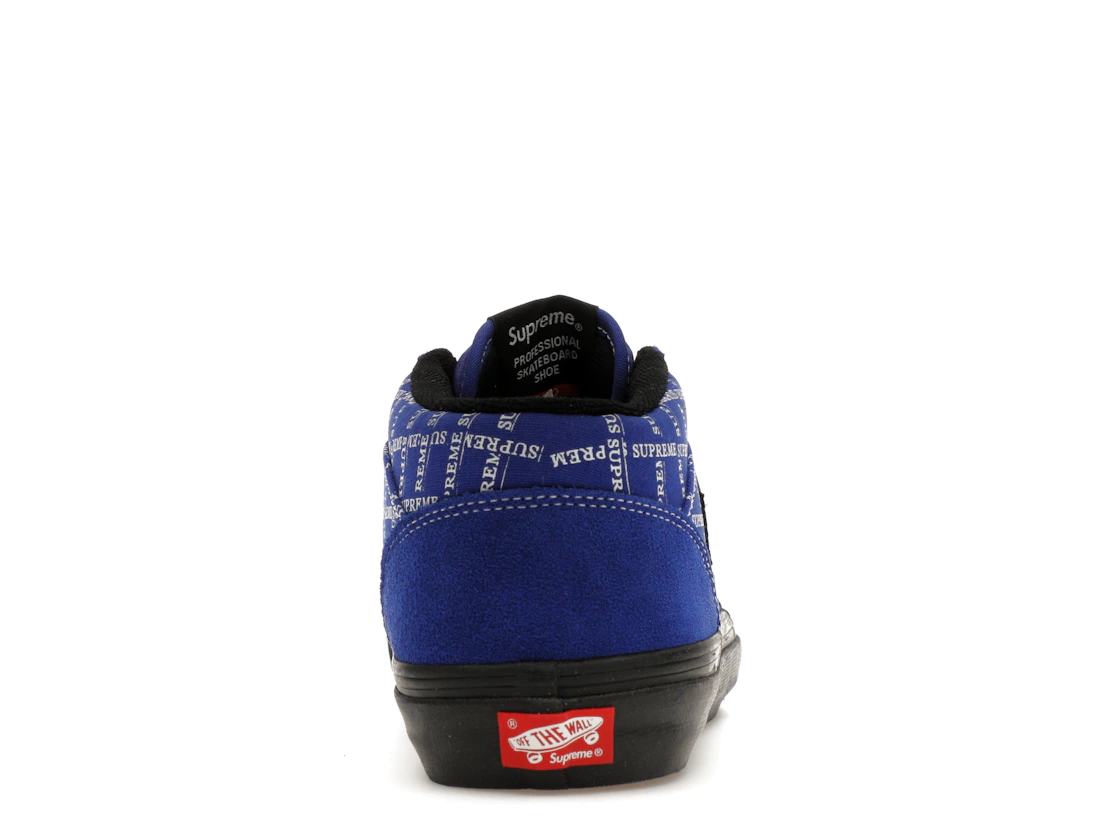 Vue 28 de Vans Half Cab Supreme Grid Blue
