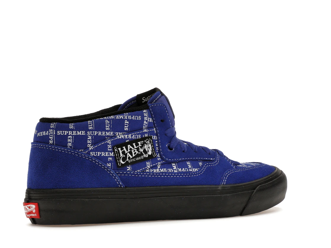 Vue 34 de Vans Half Cab Supreme Grid Blue