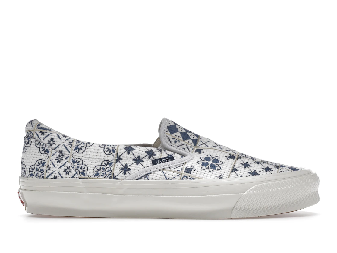 Vue 1 de Vans OG Classic Slip-On LX Kith for Vault Azulejo Tile