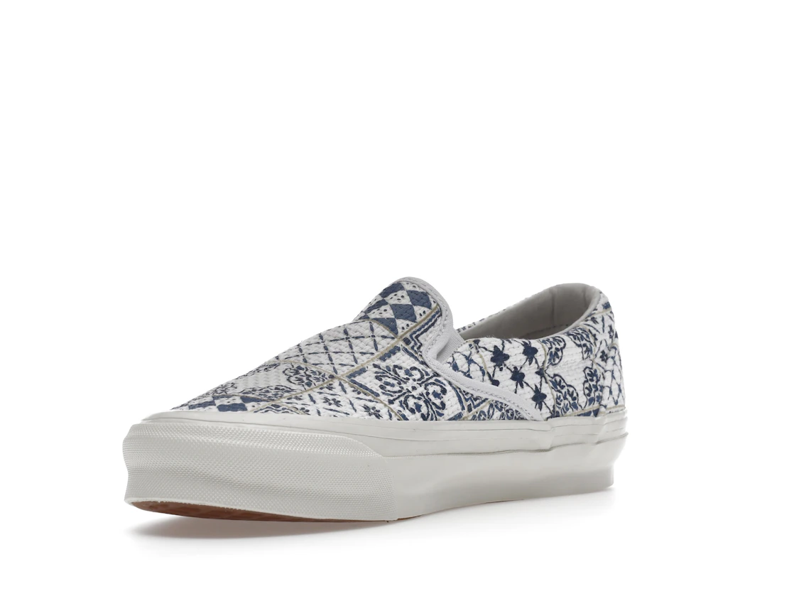 Vue 14 de Vans OG Classic Slip-On LX Kith for Vault Azulejo Tile