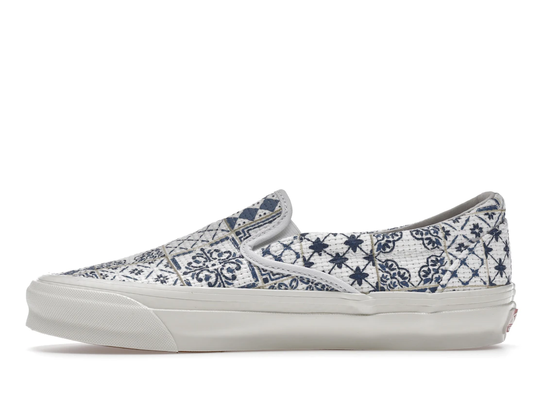 Vue 19 de Vans OG Classic Slip-On LX Kith for Vault Azulejo Tile