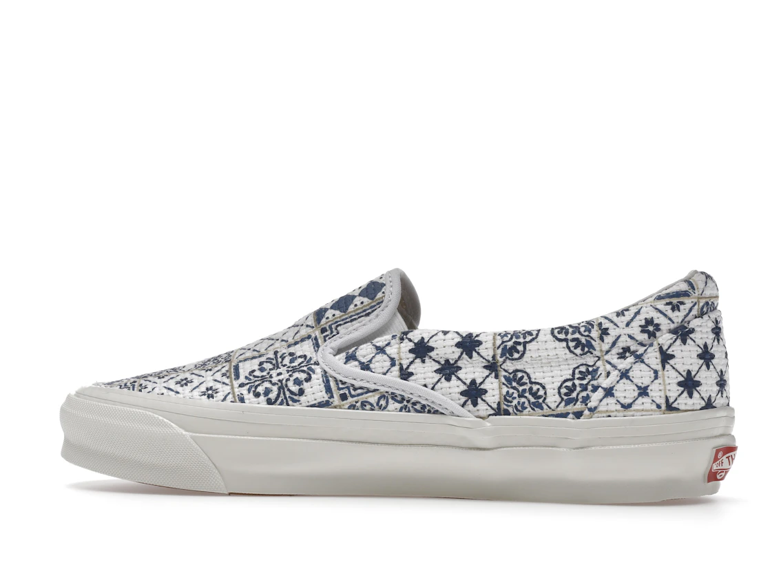 Vue 21 de Vans OG Classic Slip-On LX Kith for Vault Azulejo Tile