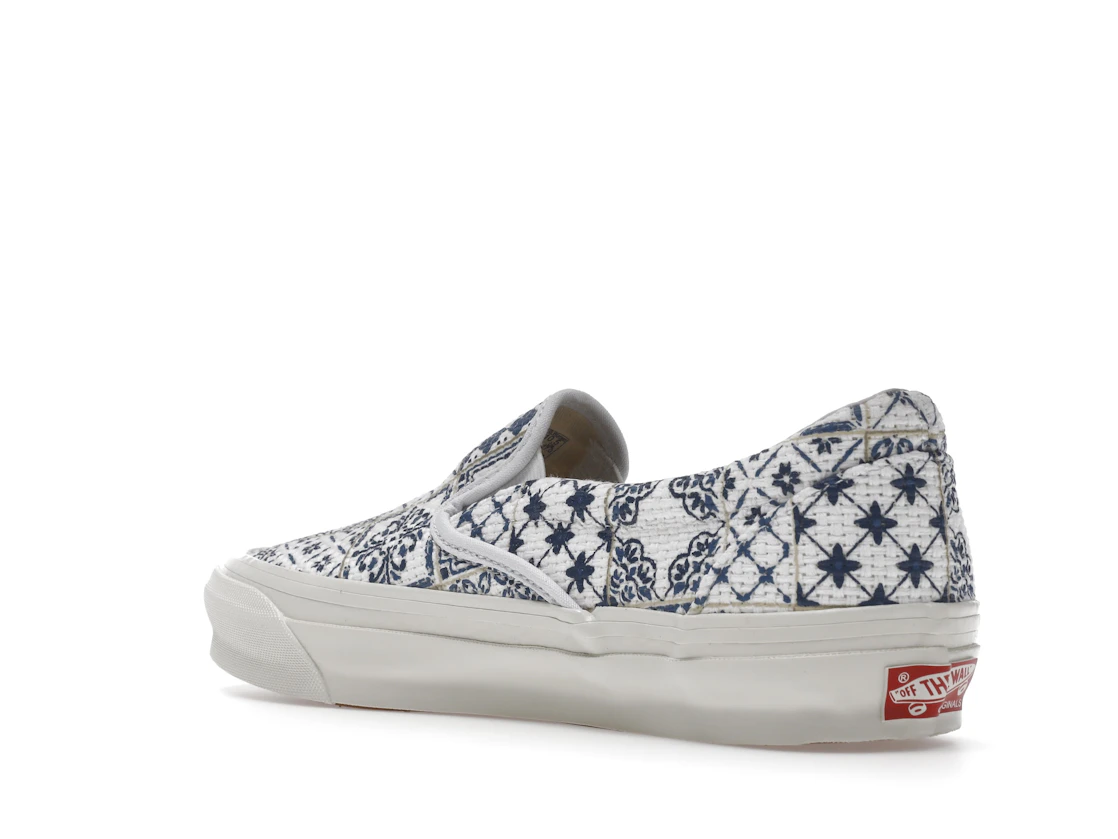 Vue 24 de Vans OG Classic Slip-On LX Kith for Vault Azulejo Tile