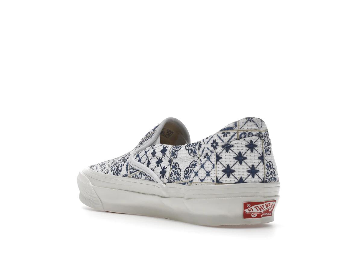 Vue 25 de Vans OG Classic Slip-On LX Kith for Vault Azulejo Tile