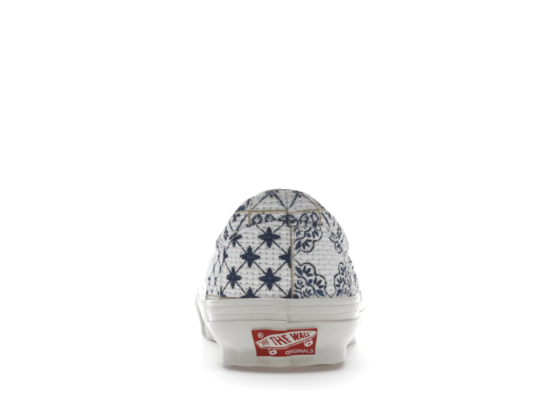 Vue 28 de Vans OG Classic Slip-On LX Kith for Vault Azulejo Tile