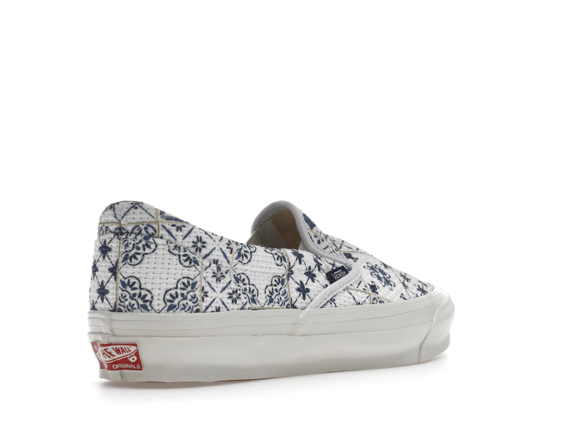 Vue 32 de Vans OG Classic Slip-On LX Kith for Vault Azulejo Tile
