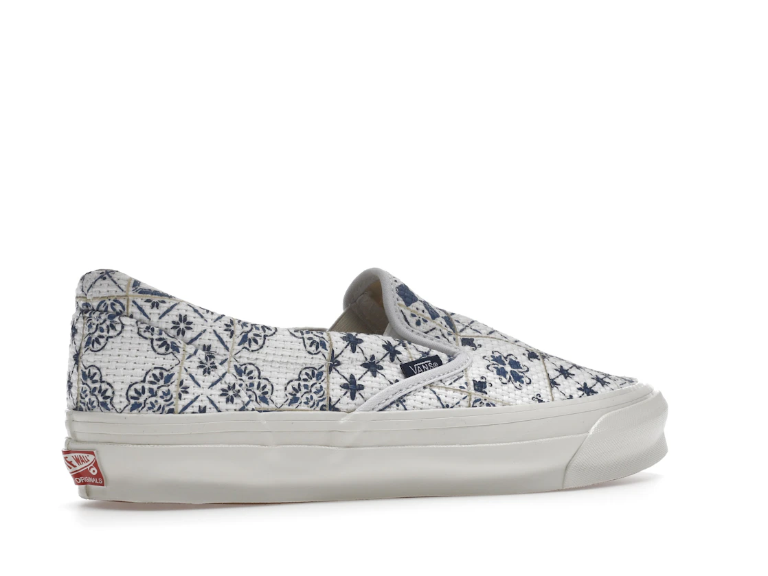 Vue 34 de Vans OG Classic Slip-On LX Kith for Vault Azulejo Tile