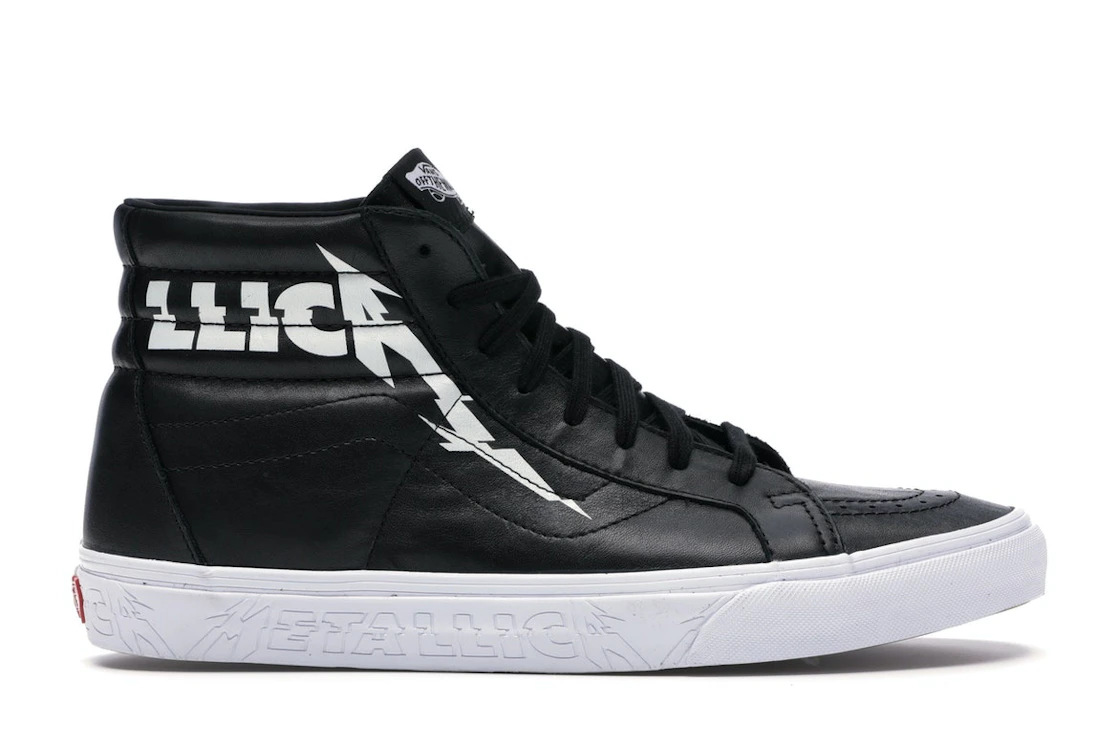 Vue 1 de Vans Sk8-Hi Re-Issue Metallica (2018)
