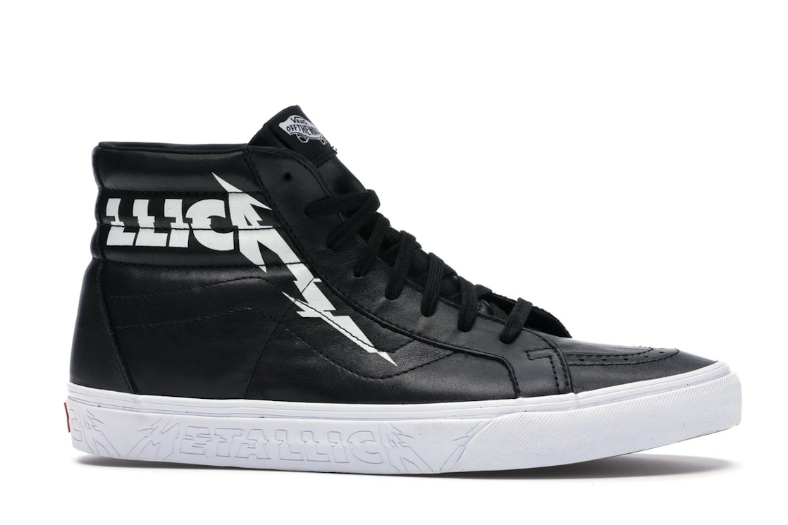Vue 2 de Vans Sk8-Hi Re-Issue Metallica (2018)