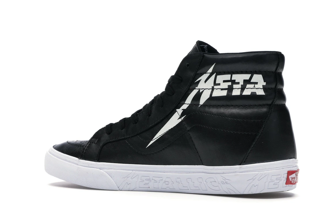 Vue 22 de Vans Sk8-Hi Re-Issue Metallica (2018)