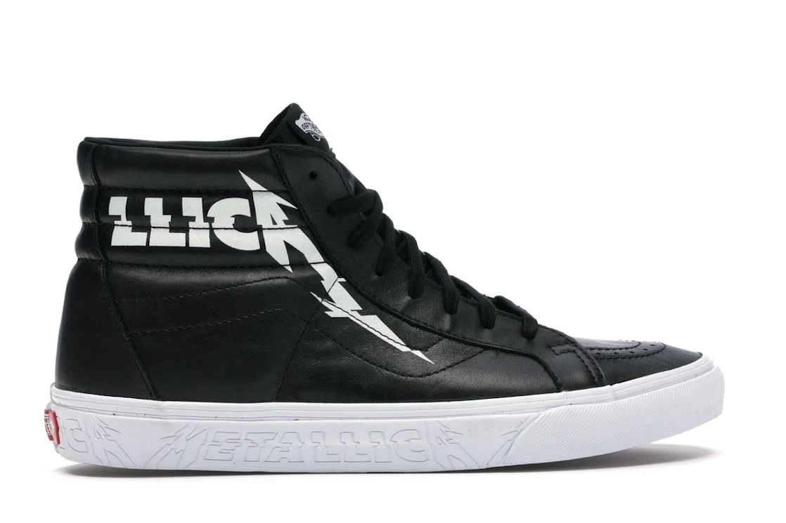 Vue 36 de Vans Sk8-Hi Re-Issue Metallica (2018)