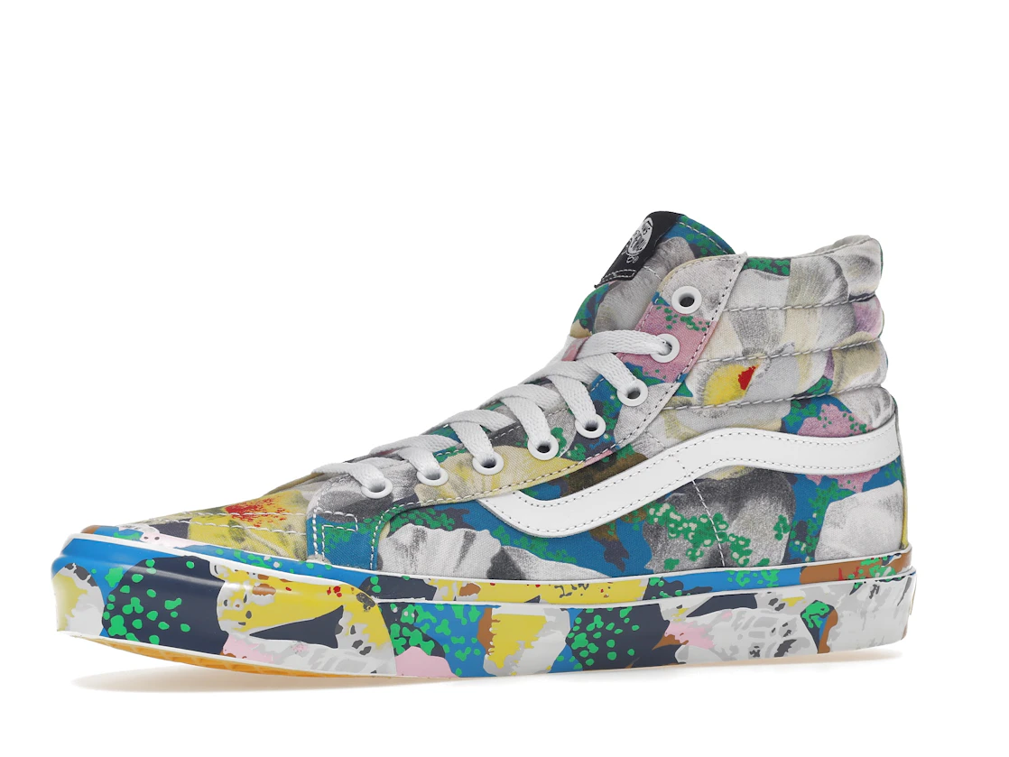 Vue 17 de Vans Sk8-Hi KENZO Floral Yellow