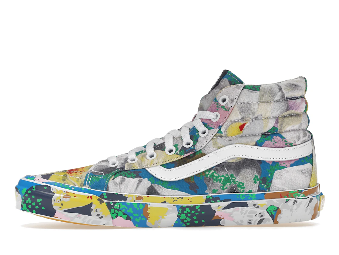 Vue 19 de Vans Sk8-Hi KENZO Floral Yellow
