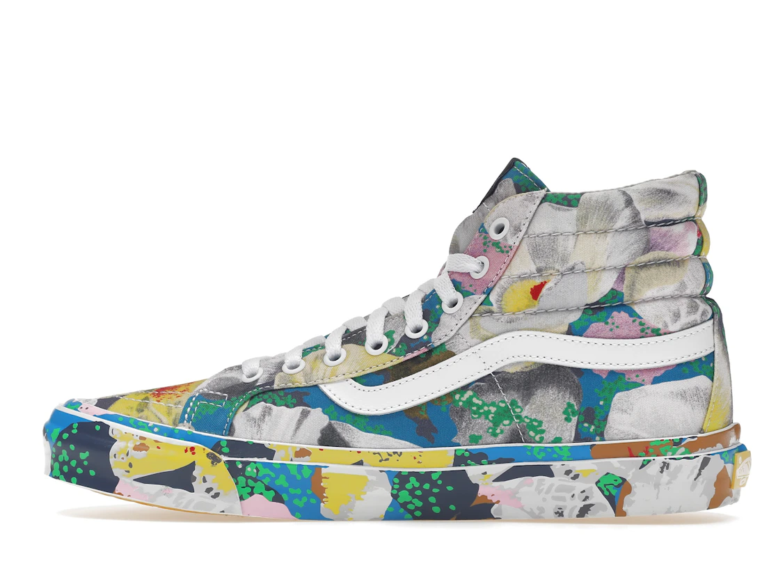 Vue 20 de Vans Sk8-Hi KENZO Floral Yellow