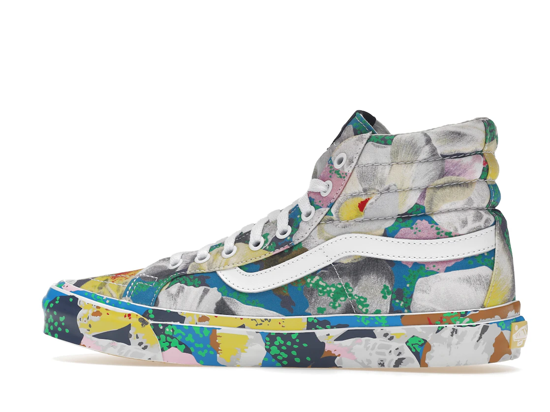 Vue 21 de Vans Sk8-Hi KENZO Floral Yellow