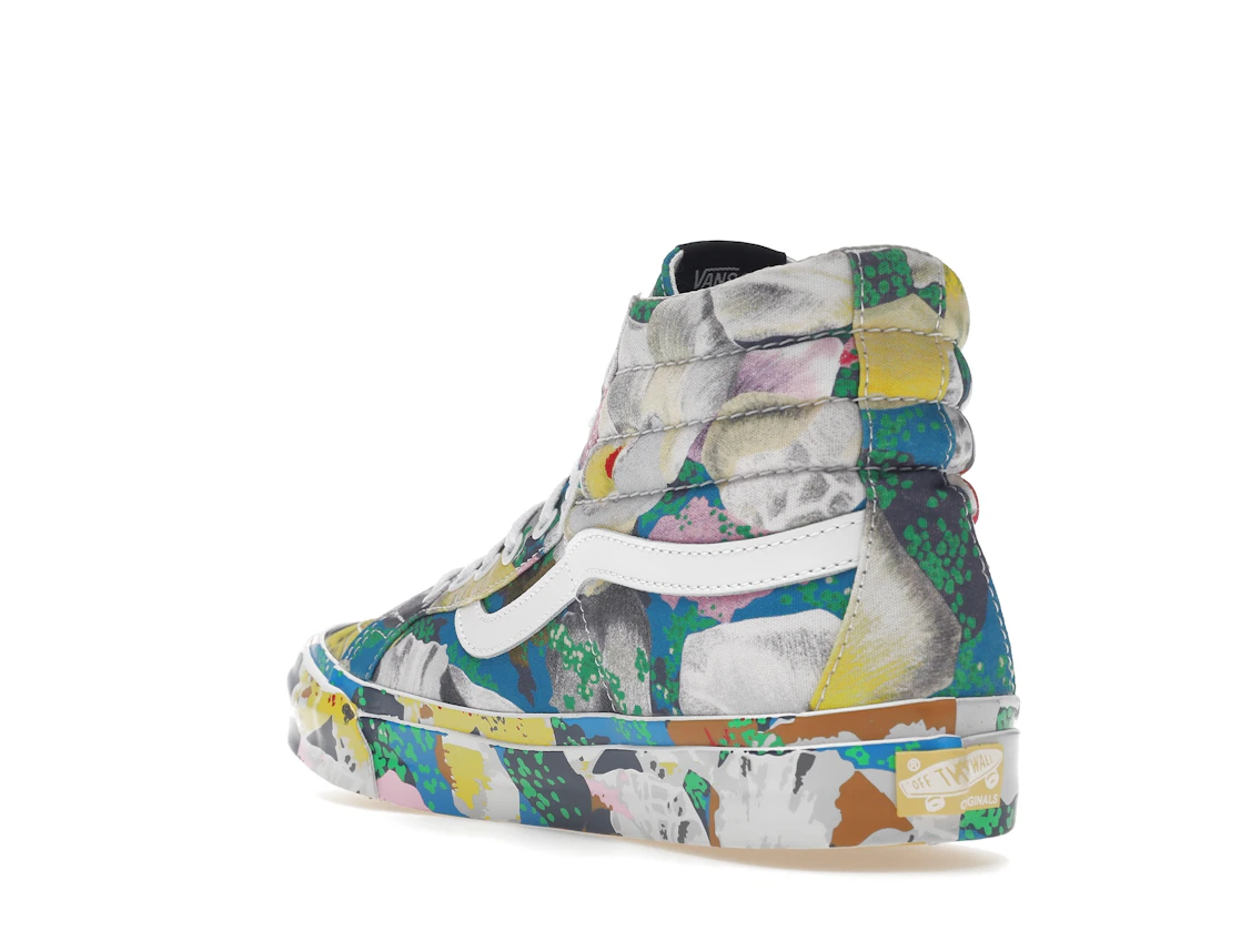 Vue 25 de Vans Sk8-Hi KENZO Floral Yellow
