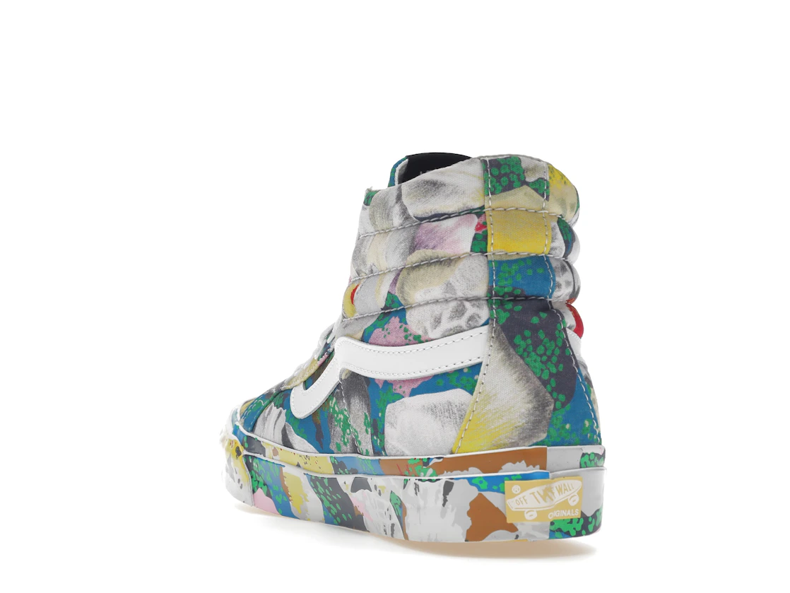 Vue 26 de Vans Sk8-Hi KENZO Floral Yellow