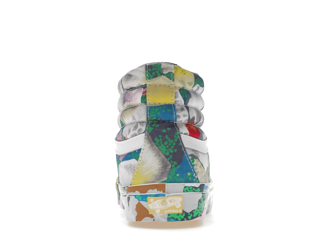 Vue 28 de Vans Sk8-Hi KENZO Floral Yellow