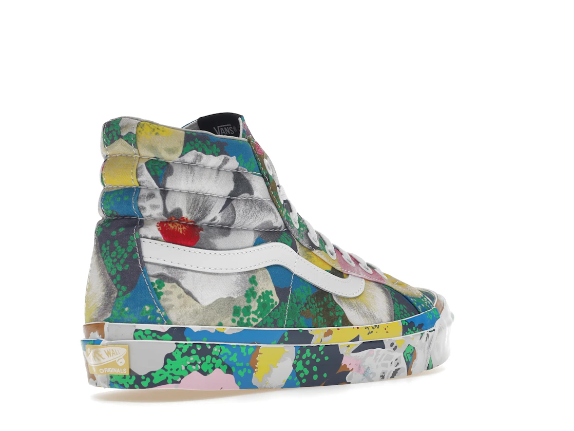 Vue 32 de Vans Sk8-Hi KENZO Floral Yellow