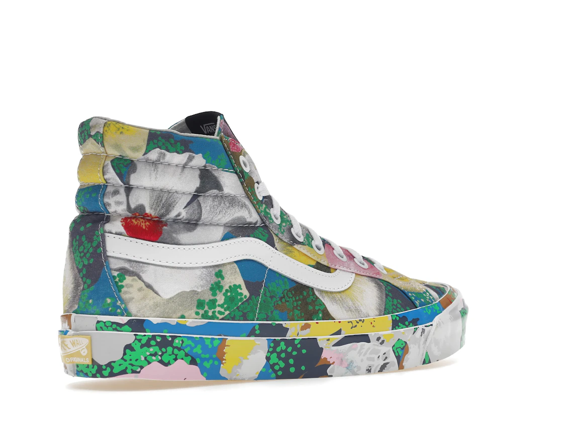 Vue 33 de Vans Sk8-Hi KENZO Floral Yellow
