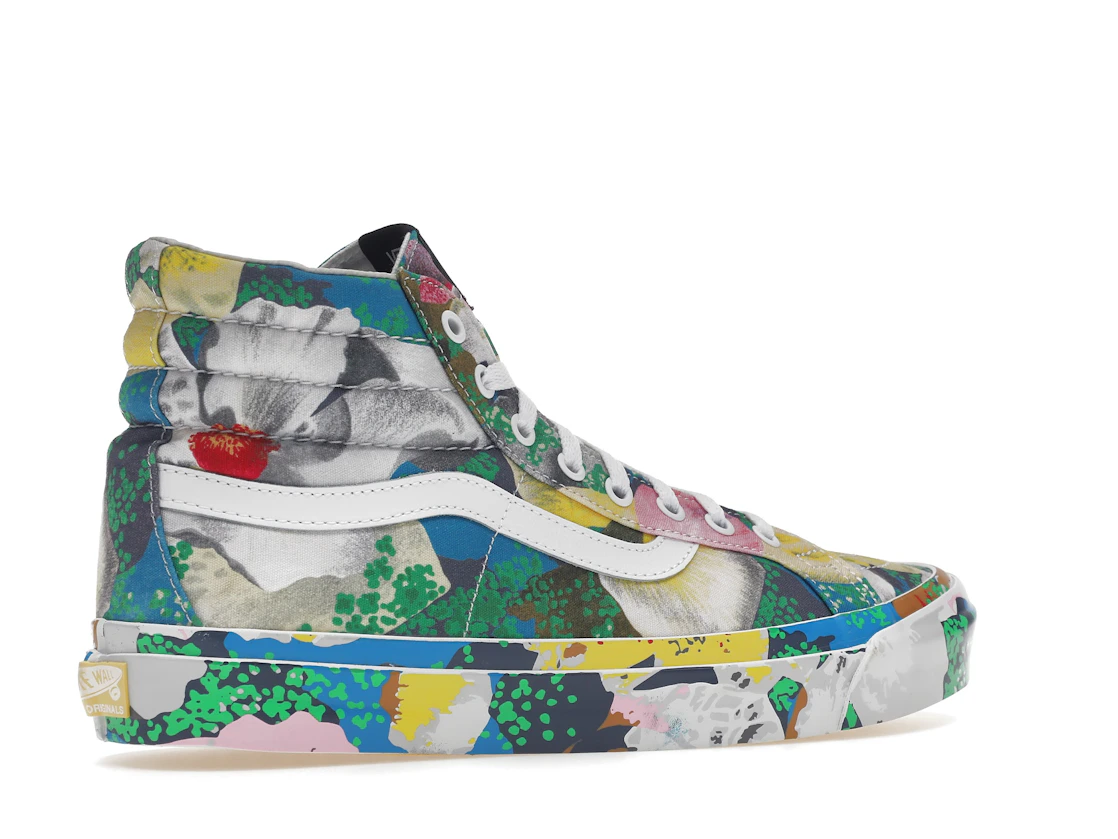 Vue 34 de Vans Sk8-Hi KENZO Floral Yellow