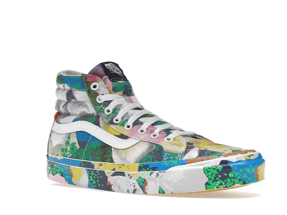 Vue 5 de Vans Sk8-Hi KENZO Floral Yellow