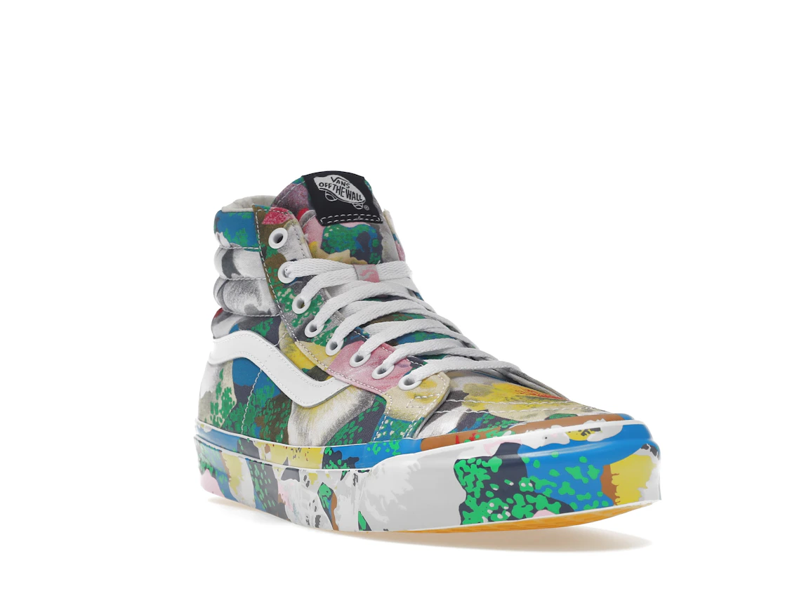 Vue 7 de Vans Sk8-Hi KENZO Floral Yellow