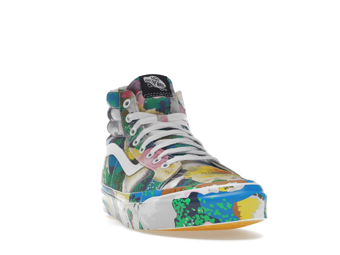 Vue 8 de Vans Sk8-Hi KENZO Floral Yellow