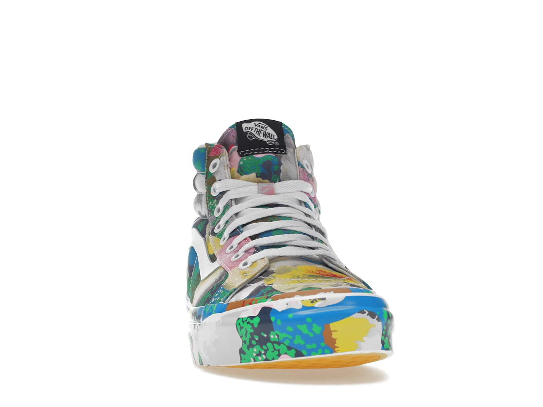 Vue 9 de Vans Sk8-Hi KENZO Floral Yellow