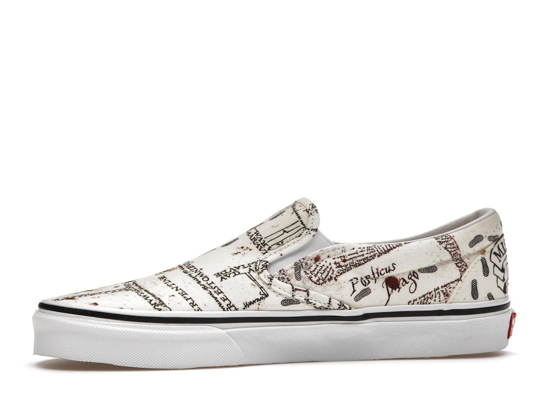 Vue 18 de Vans Slip-On Harry Potter Marauders Map