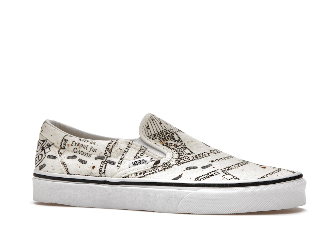 Vue 3 de Vans Slip-On Harry Potter Marauders Map