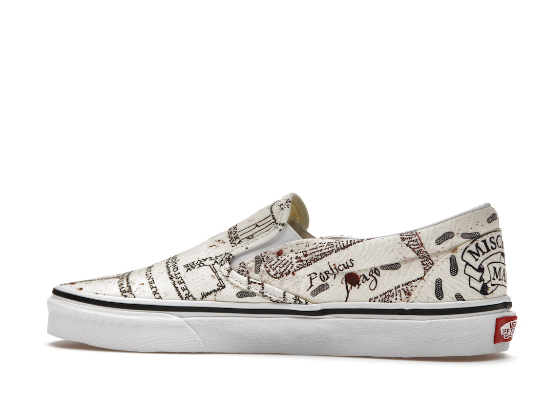 Vue 21 de Vans Slip-On Harry Potter Marauders Map