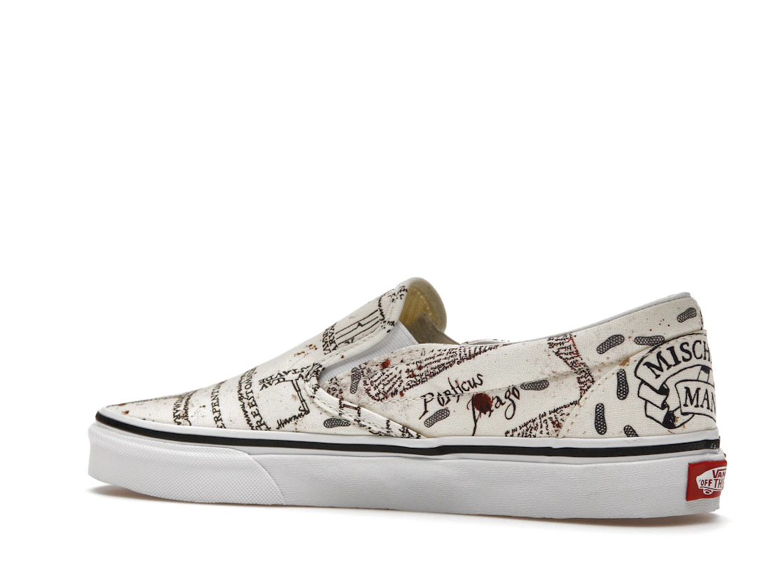 Vue 22 de Vans Slip-On Harry Potter Marauders Map