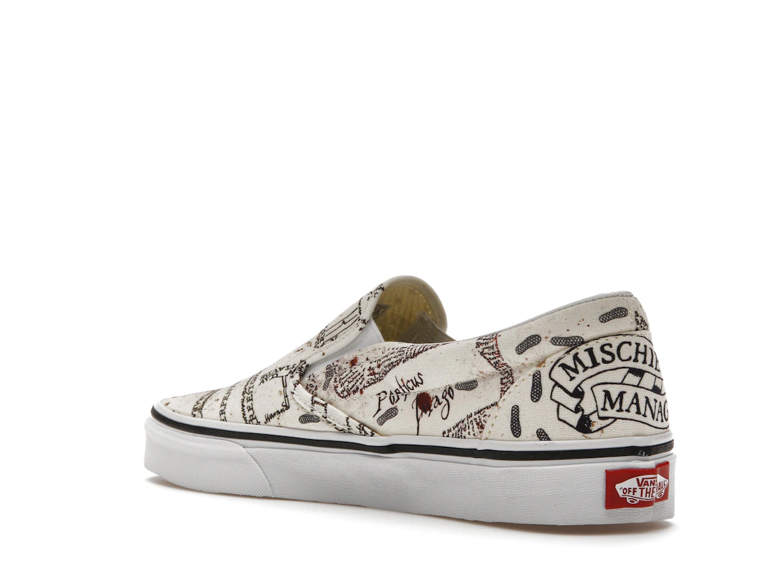 Vue 24 de Vans Slip-On Harry Potter Marauders Map