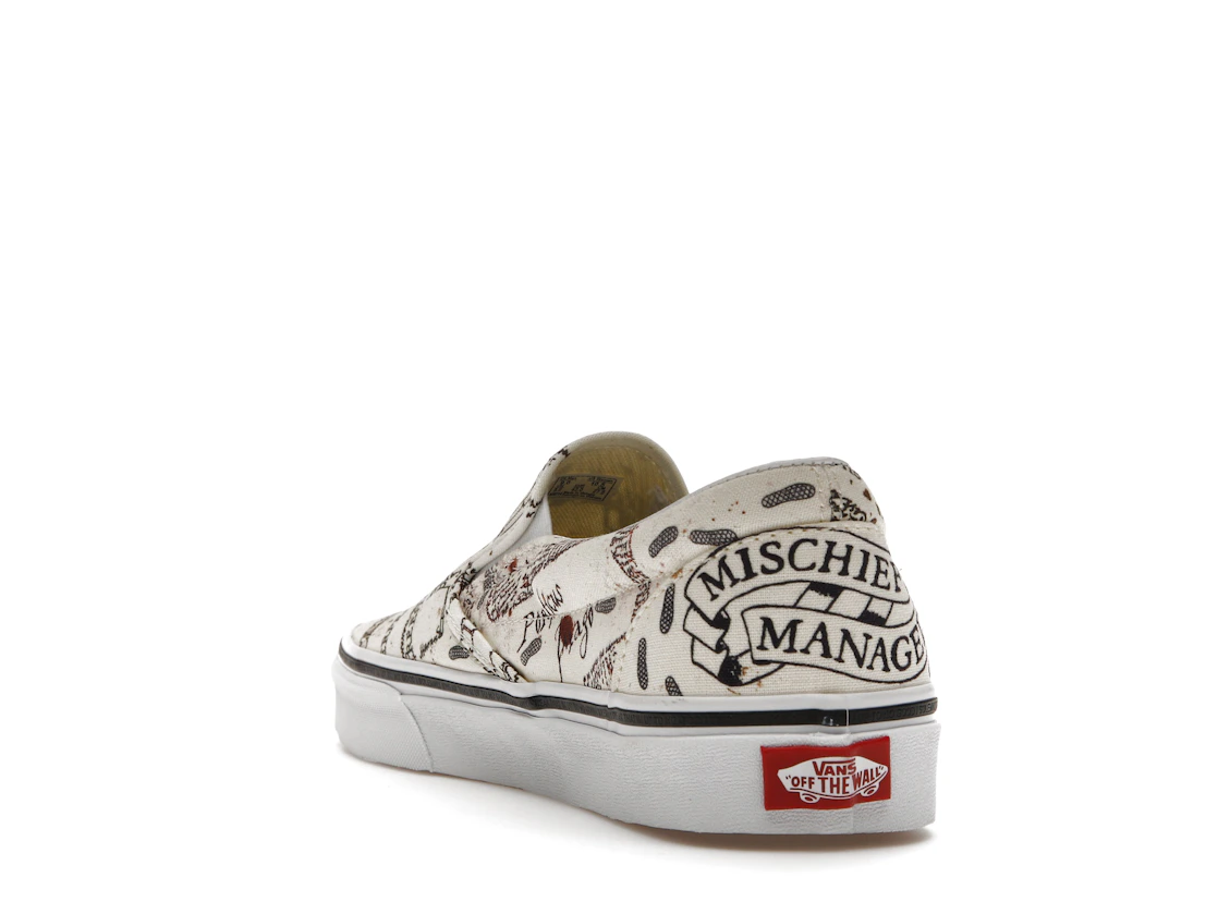 Vue 26 de Vans Slip-On Harry Potter Marauders Map