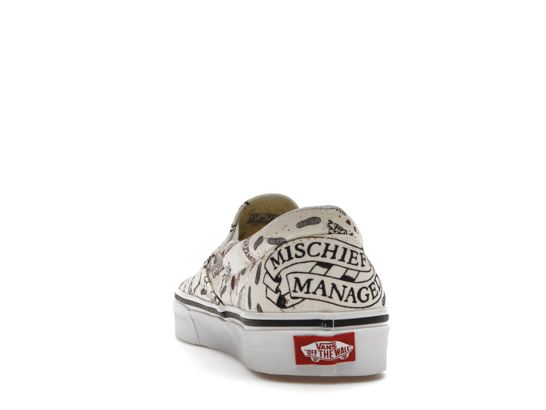 Vue 27 de Vans Slip-On Harry Potter Marauders Map