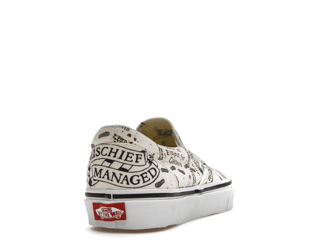 Vue 30 de Vans Slip-On Harry Potter Marauders Map