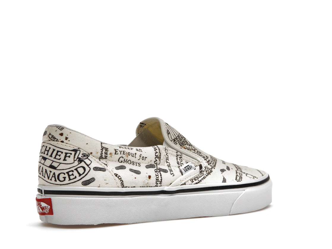 Vue 33 de Vans Slip-On Harry Potter Marauders Map