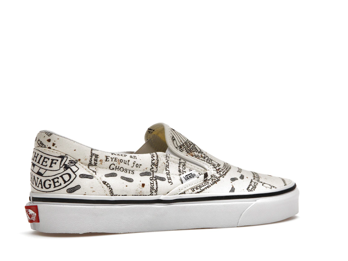 Vue 34 de Vans Slip-On Harry Potter Marauders Map