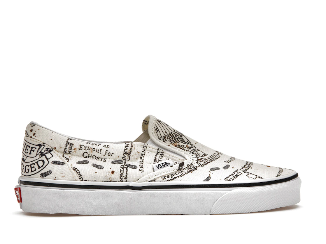 Vue 36 de Vans Slip-On Harry Potter Marauders Map