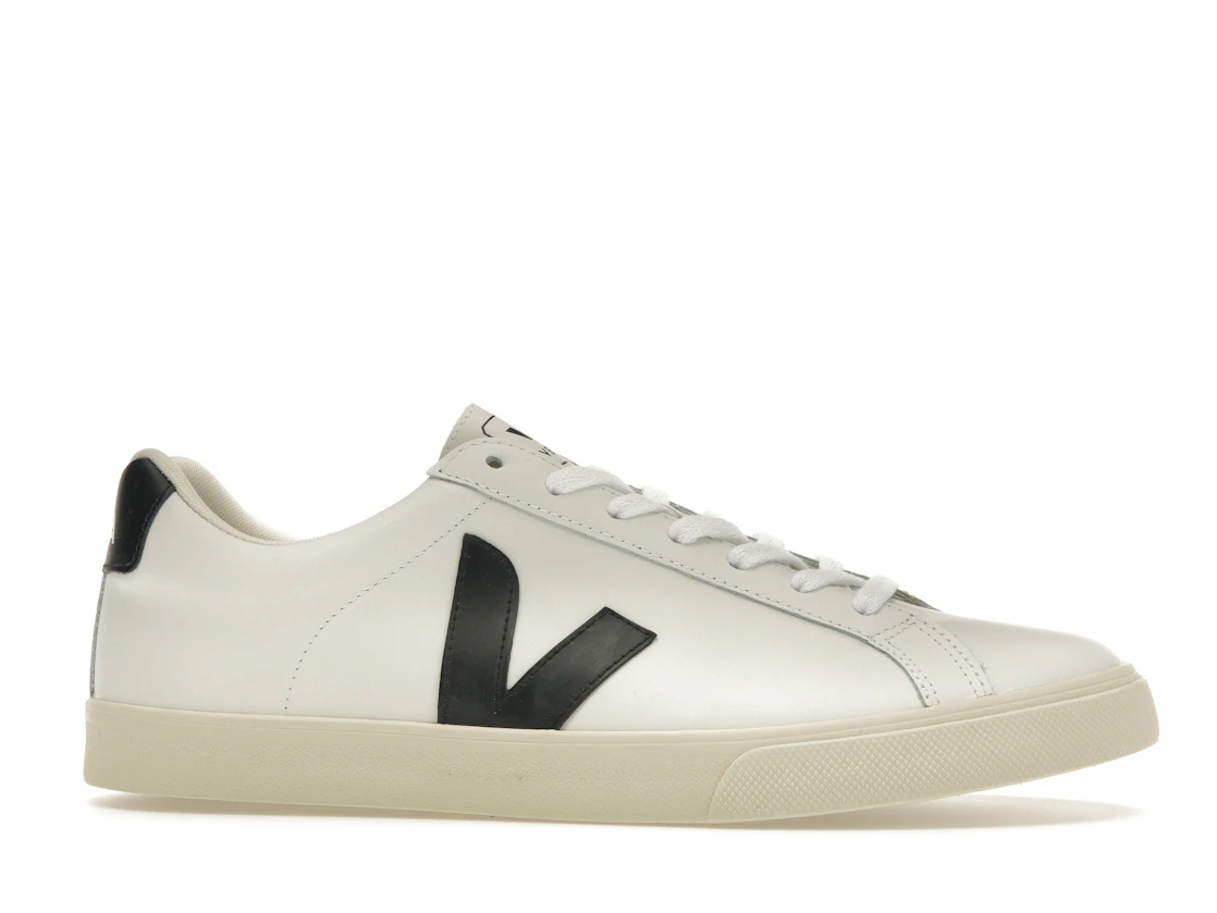 Vue 2 de Veja Esplar Leather White Black