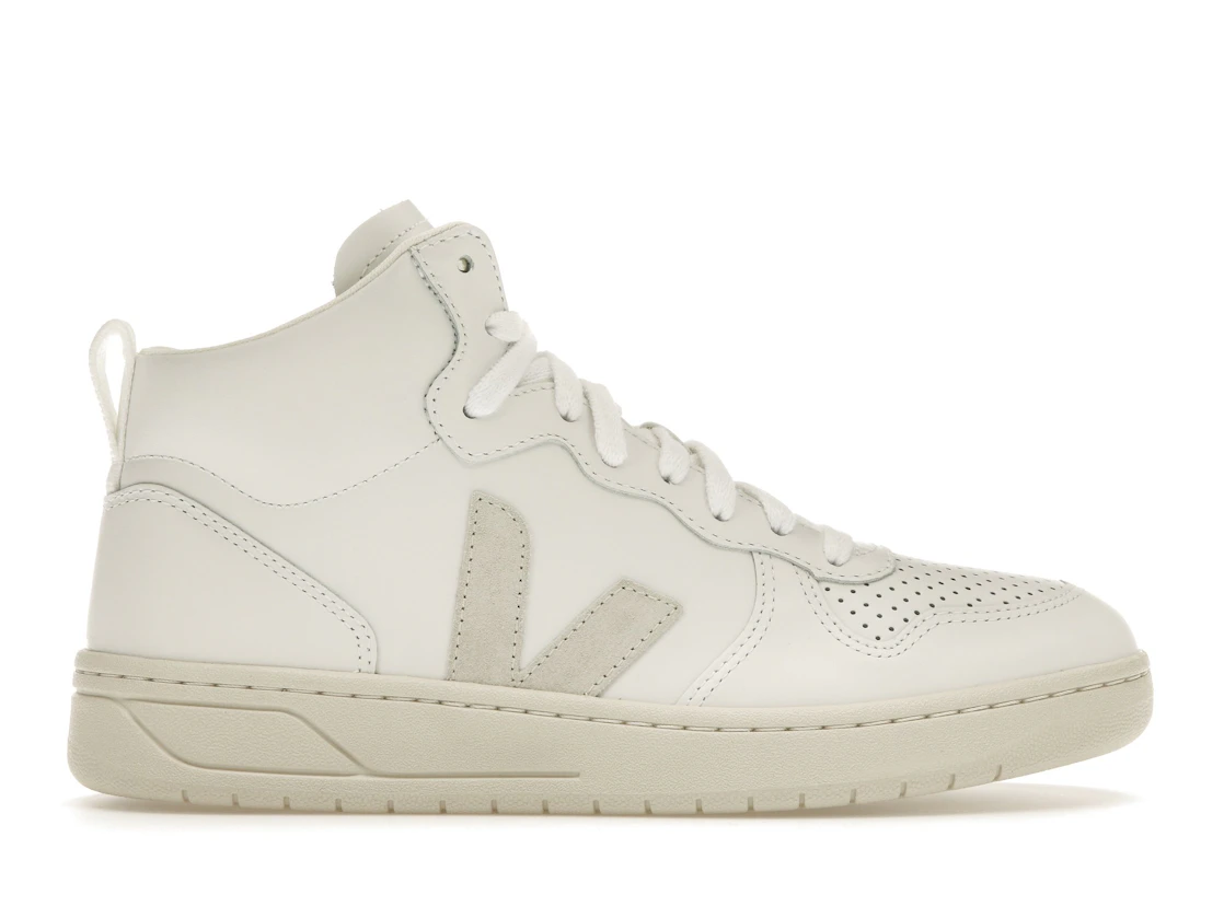 Vue 1 de Veja V-15 Leather White