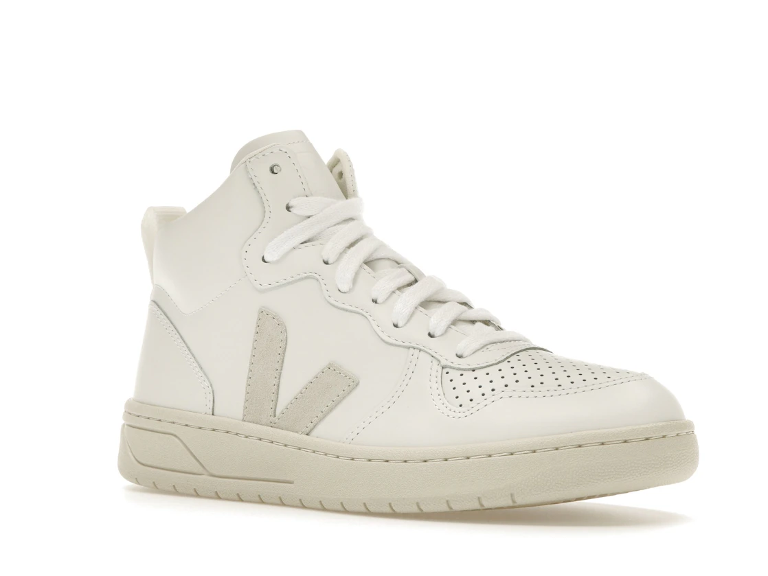 Vue 5 de Veja V-15 Leather White