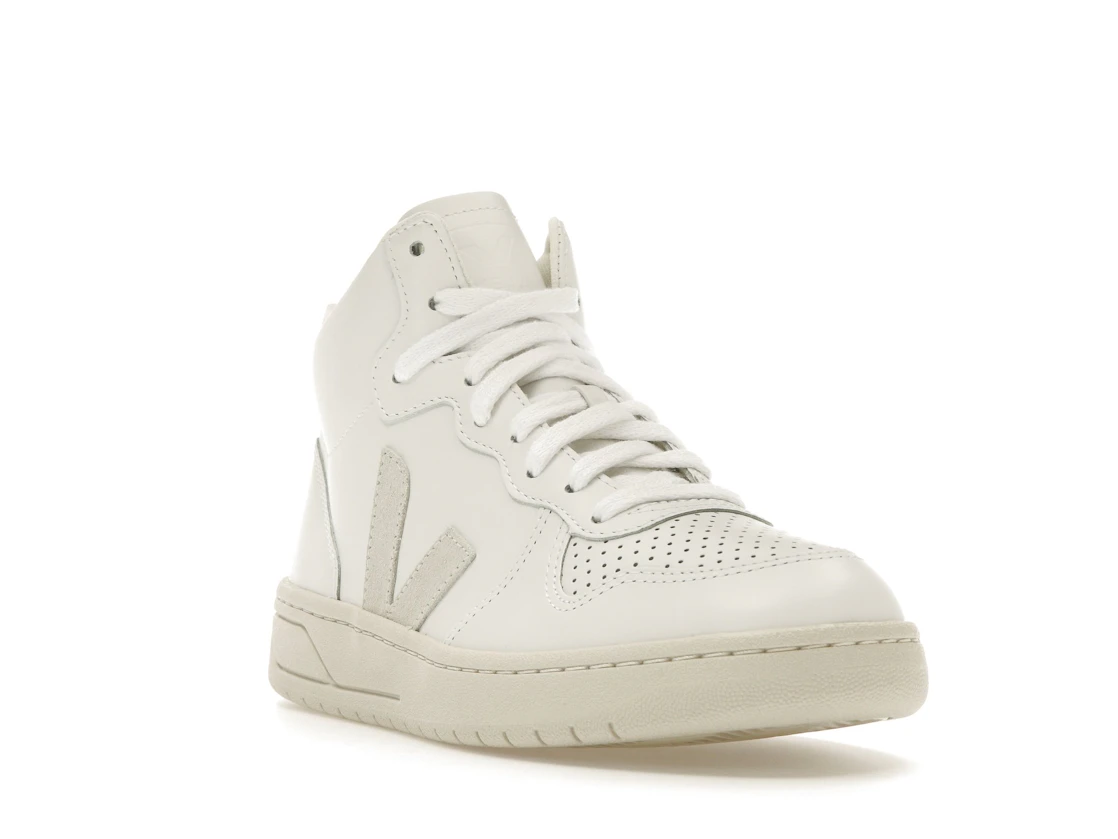Vue 7 de Veja V-15 Leather White