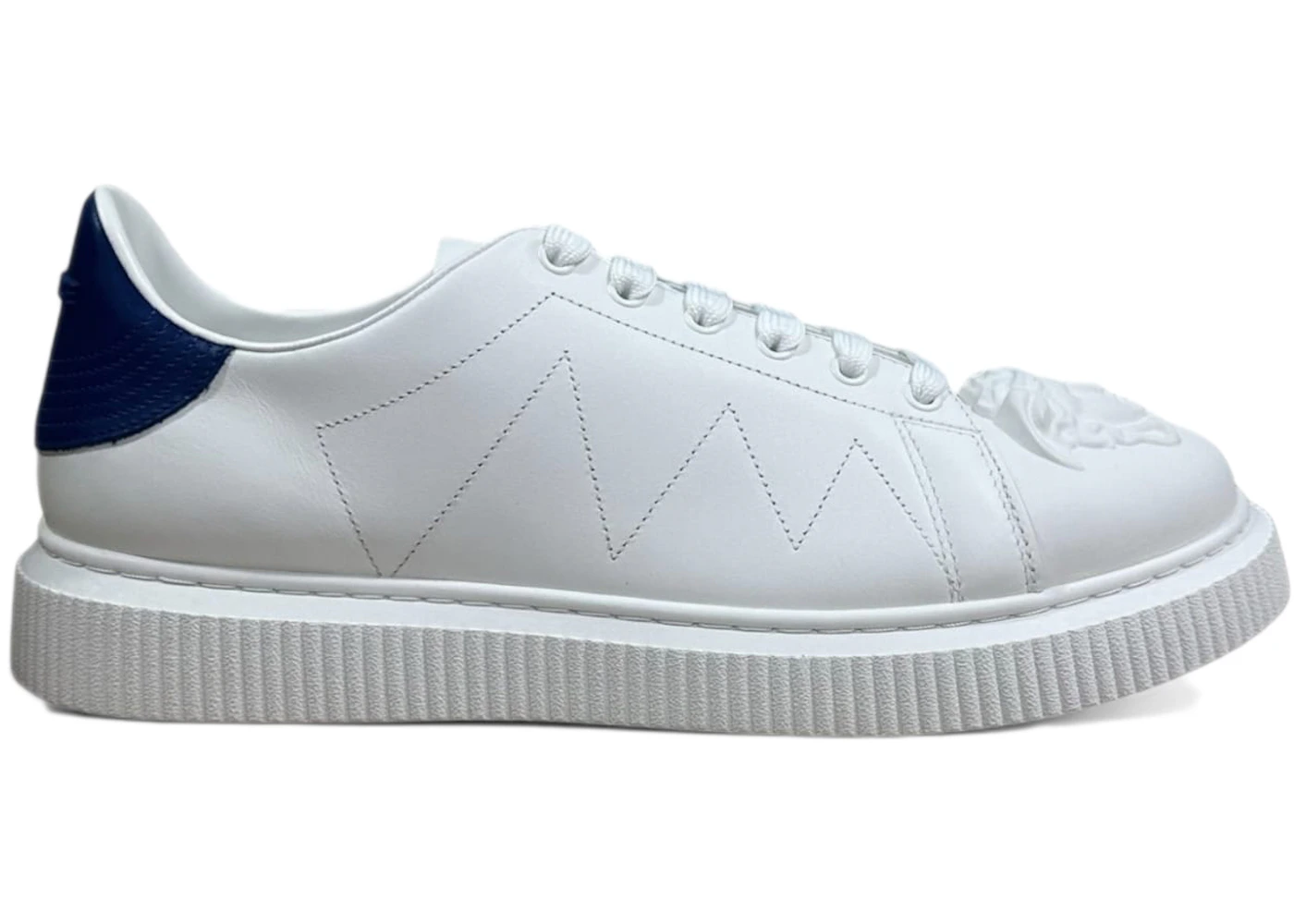 Versace Medusa Low Sneakers White Navy
