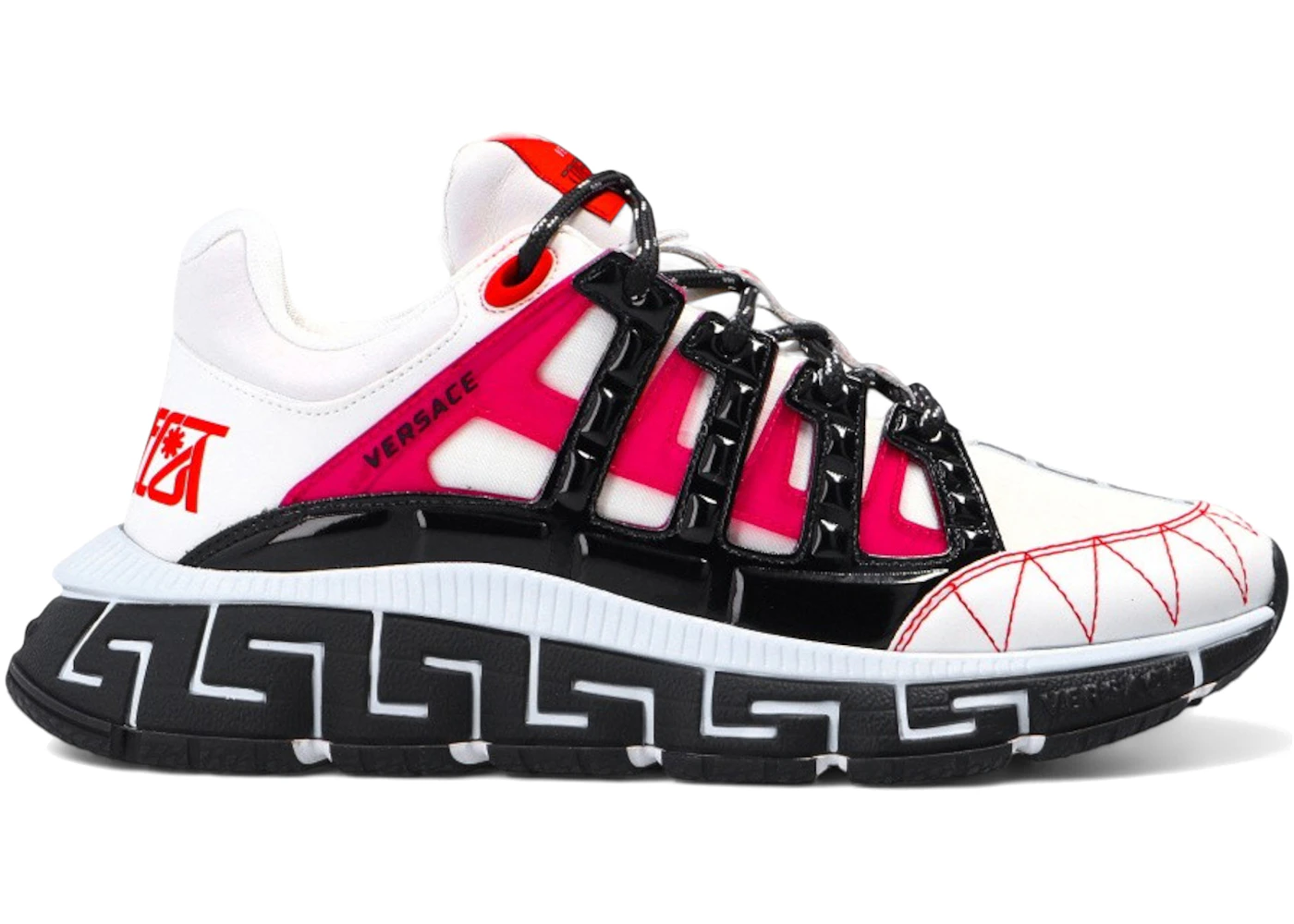Versace Trigreca Sneakers White Fuchsia 