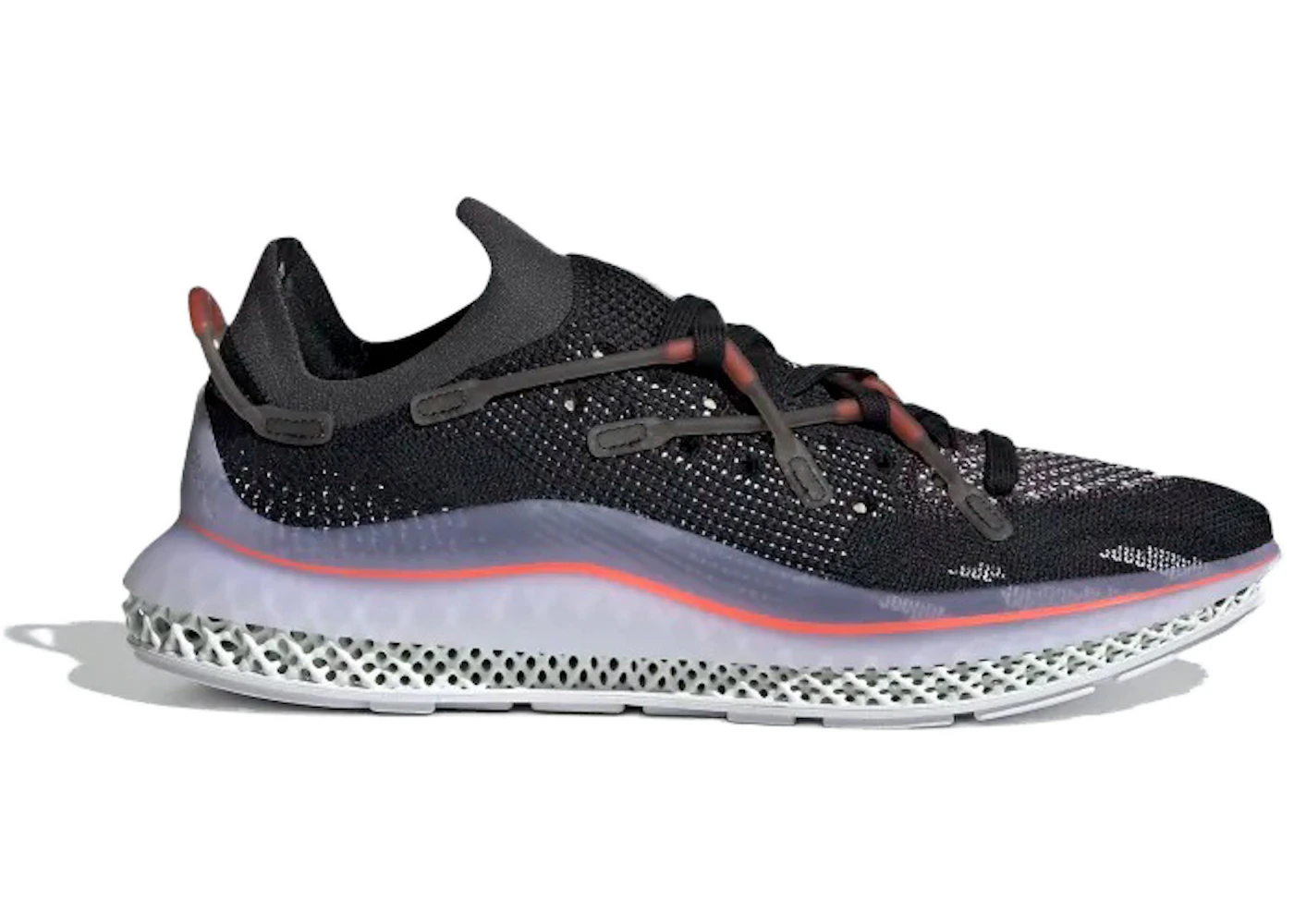 adidas 4D Fusio Core Black Solar Red