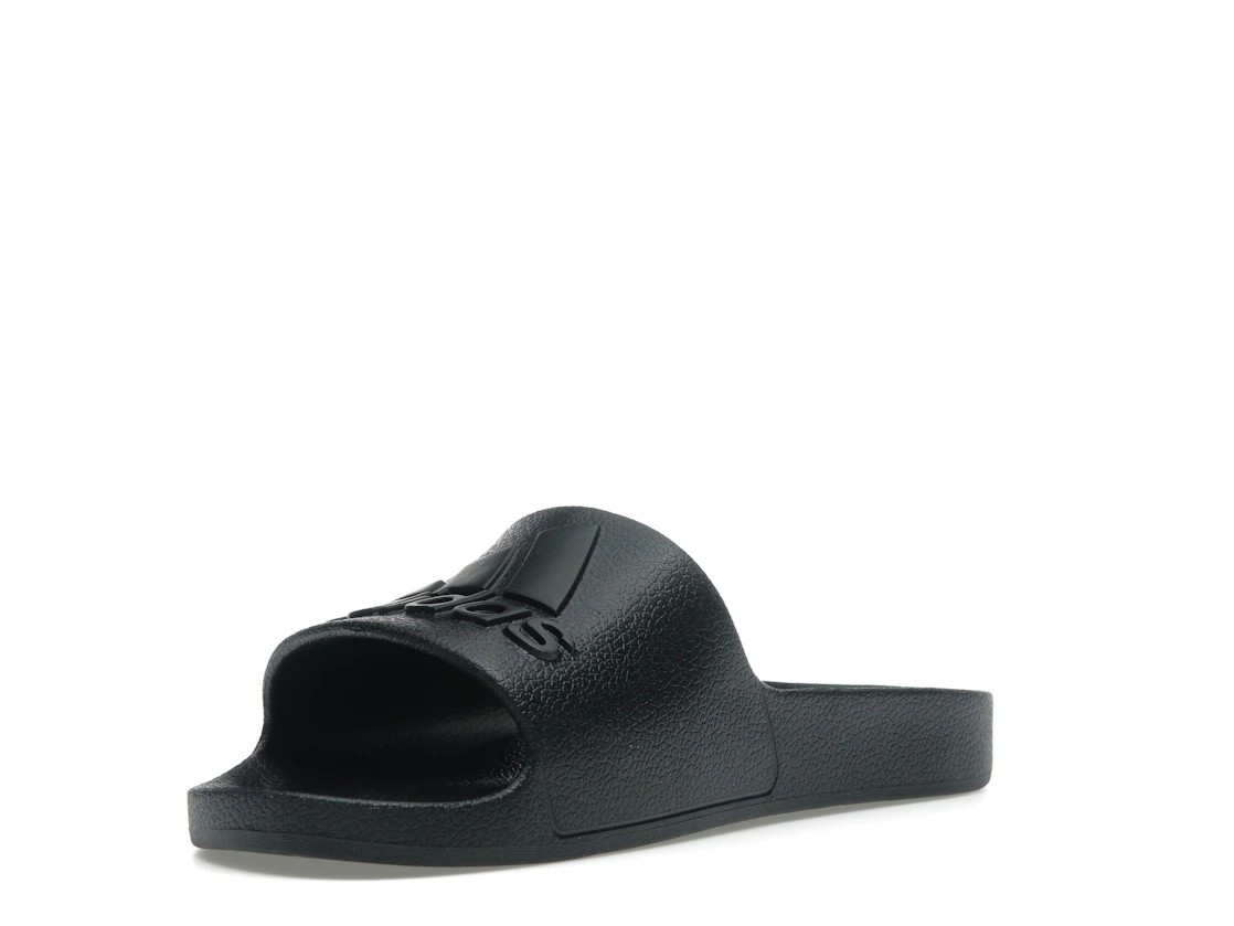 Vue 14 de adidas Adilette Aqua Slides Core Black Logo
