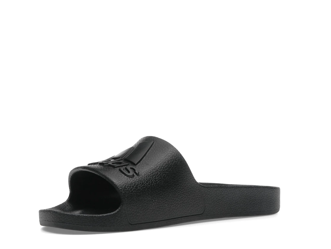 Vue 15 de adidas Adilette Aqua Slides Core Black Logo