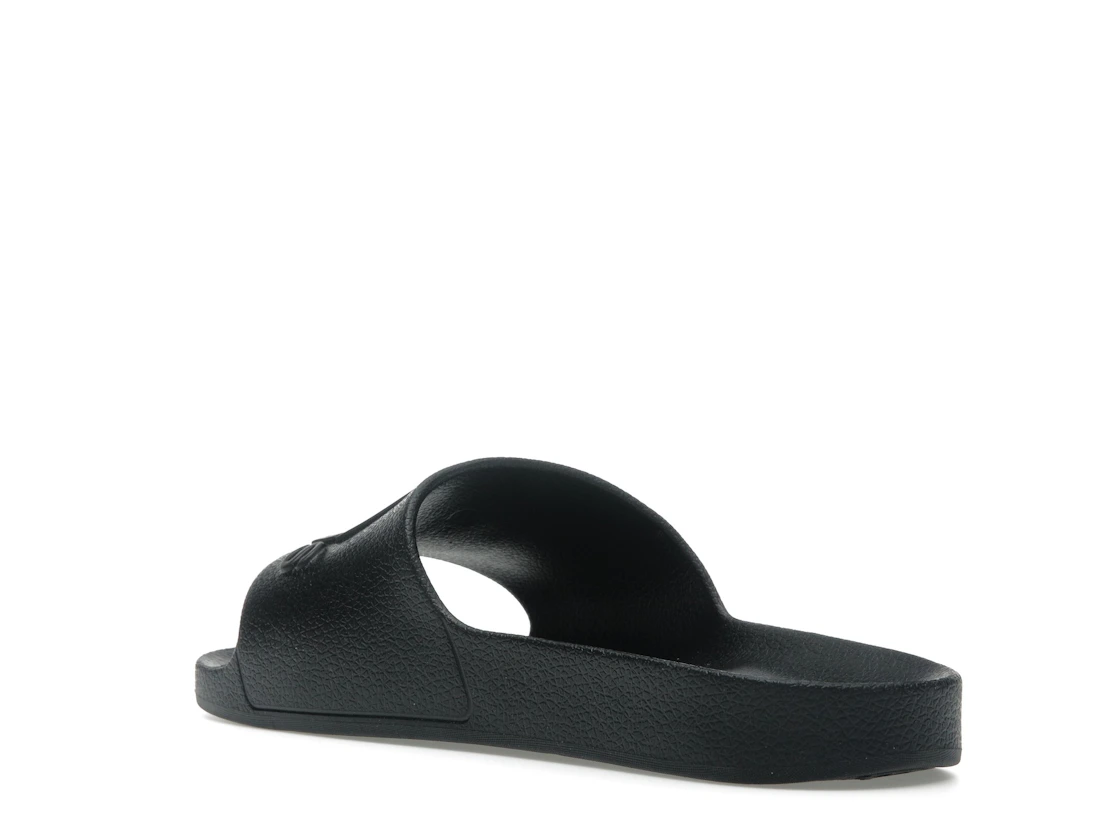 Vue 24 de adidas Adilette Aqua Slides Core Black Logo